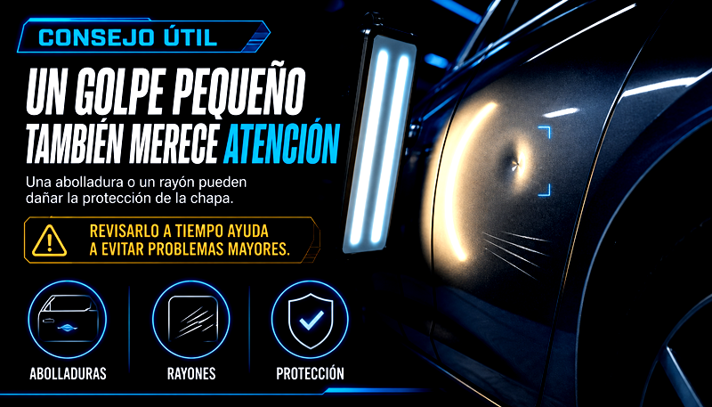 Consejo sobre golpes y rayones en la carrocería